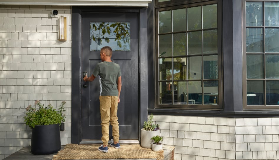 Vivint Smart Lock on home in Portland